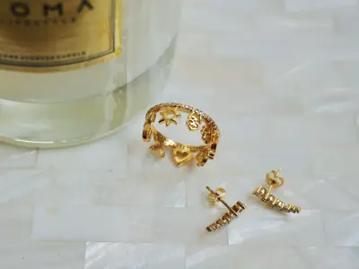 Sahmani Graduated Diamond Stud Earrings 3D print model