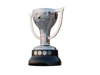 La Liga trophy - Spanish league trophy  3D model