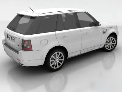 Range Rover Sport Low-poly 3D model