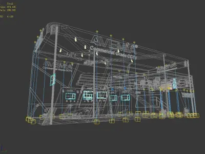 Exhibition - Area - 15X6-3DMAX2012-04 3D model