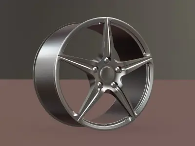Ferrari 458 Italia OEM Rims 3D model