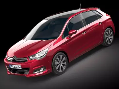 Citroen C4 2015 3D model