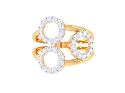 Diamond Ring 3D print model 4