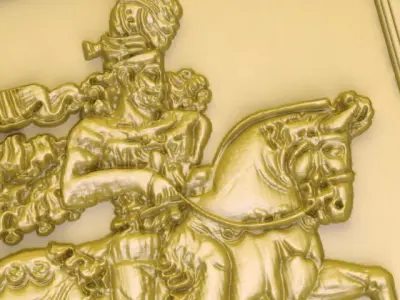 Shapur I  the Shadow of History on Eternal Stone 3D model