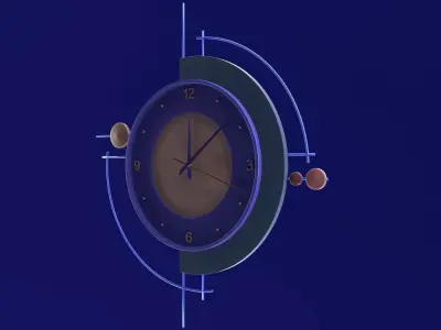 the wall clock Free 3D model