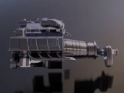 Engine V8 11AUG-E1 3D print model