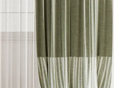 Curtain A9 3D model