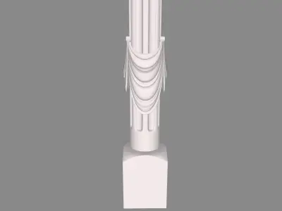 Pillar 002 3D Model 3D print model