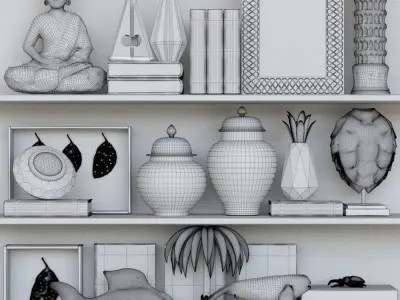 Decorative set 180 3D model