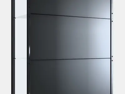 RUDSTA Glass-door cabinet 2 Low-poly 3D model