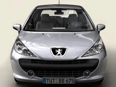 Peugeot 207 3 door 3D model