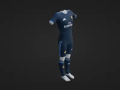 Real Madrid Sportwear Low-poly 3D model