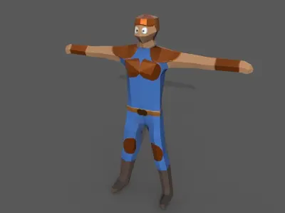 Low Poly Characters Pack Low-poly 3D model