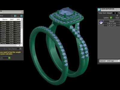  ring code 245 3D print model
