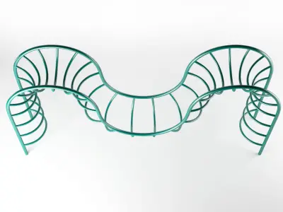 Playground Monkey Bars 3D model