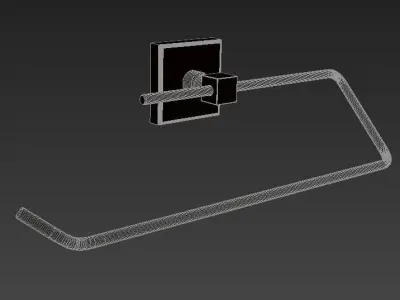Bay Paper Towel Capless 3D model