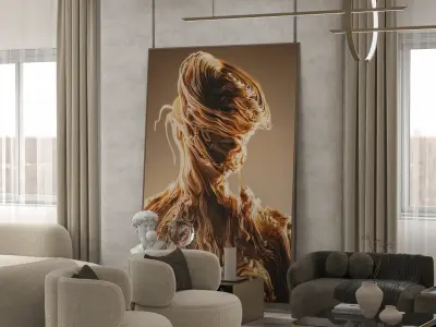 Master living room  3D model