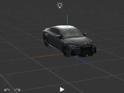 High quality vehicle  Low-poly 3D model
