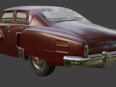 1948 Tucker 48 3D Model For 3D Printing 3D print model