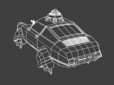 Torsche 912 Inspired by the Porsche 911 Series 3D model