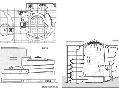 Guggenheim Frank-Lloyd-Wright Low-poly 3D model