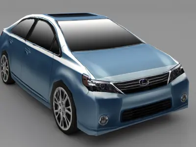 Lexus Lowpoly Car Low-poly 3D model