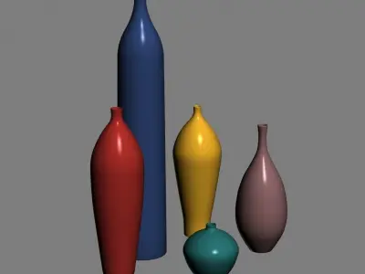 vase 01 3D model buy