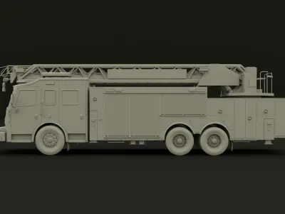 Firetruck Viper 3D model