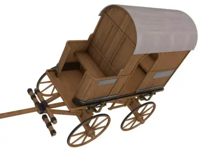 Roman Chariot 3D model purchase