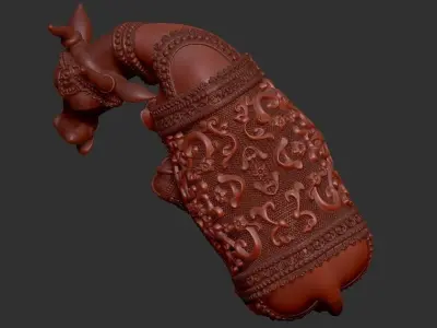kamdhenu cow 3D print model 3D print model