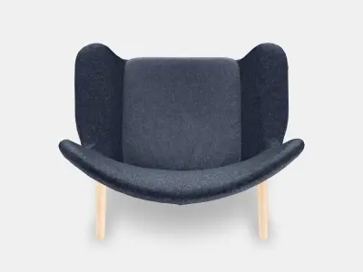 VEDBO High back armchair Low-poly 3D model purchase