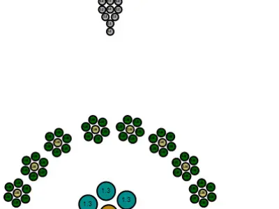 floral diamond Pendant 3D print model