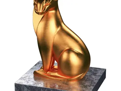 Lion Statue Free 3D model