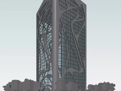 3D Model-Proposal for a company headquarters 3D model
