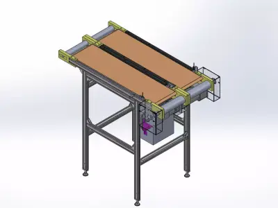 DOUBLE CONVEYOR 3D model