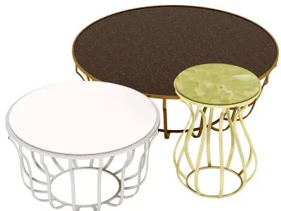 Baxter Jules Small Table 3D model