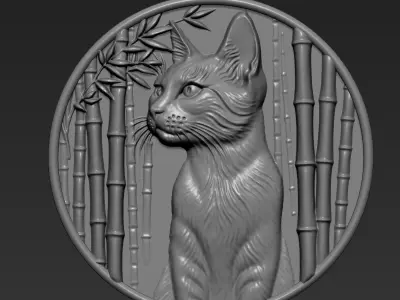 Cat A18 3D print model