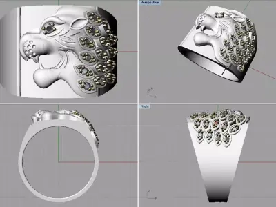 Ring Gold 3D print model buy