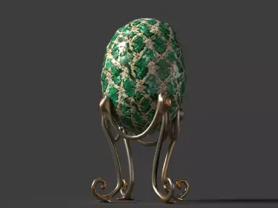 Russian Fabegre egg  3D model