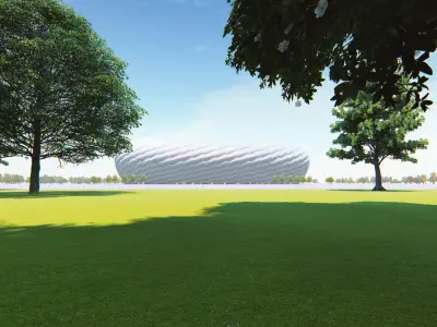 Football Stadium 3D model