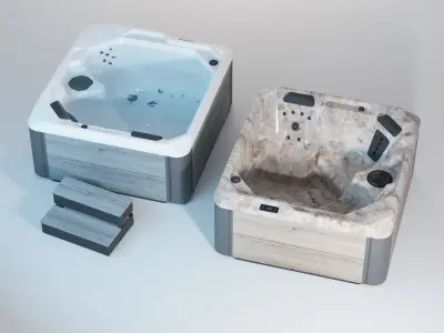 Jacuzzi Hot Tub Value 3 Seat  3D model