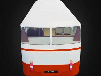 Soviet Bus Model - LAZ-699 3D model