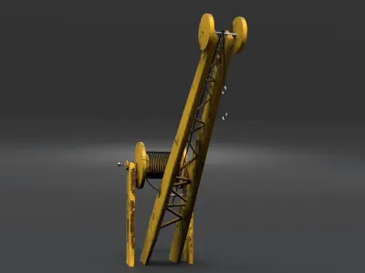 Stylized Cartoon Tow Truck 3D model