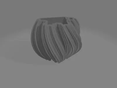 Planter clock 3D print model