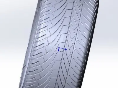  Michelin F1 tires 3D model