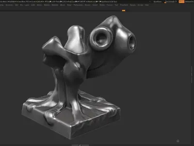 Modern Abstract Decorative sculpture 3d print model 3D print model 7
