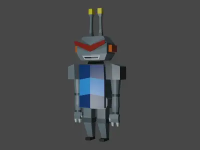 Ai for game and for try to rig test  Free low-poly 3D model