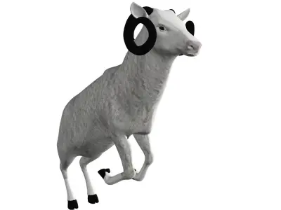 Sheep Rigged and Animated  3D model