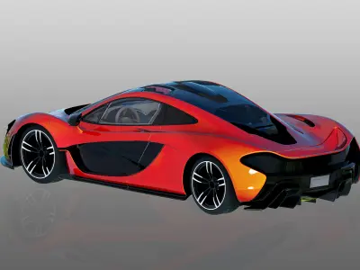 automobile in 2019 3D model
