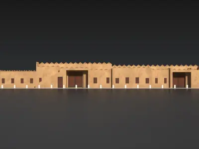 Al Shamiya Gate Kuwait City 3D model